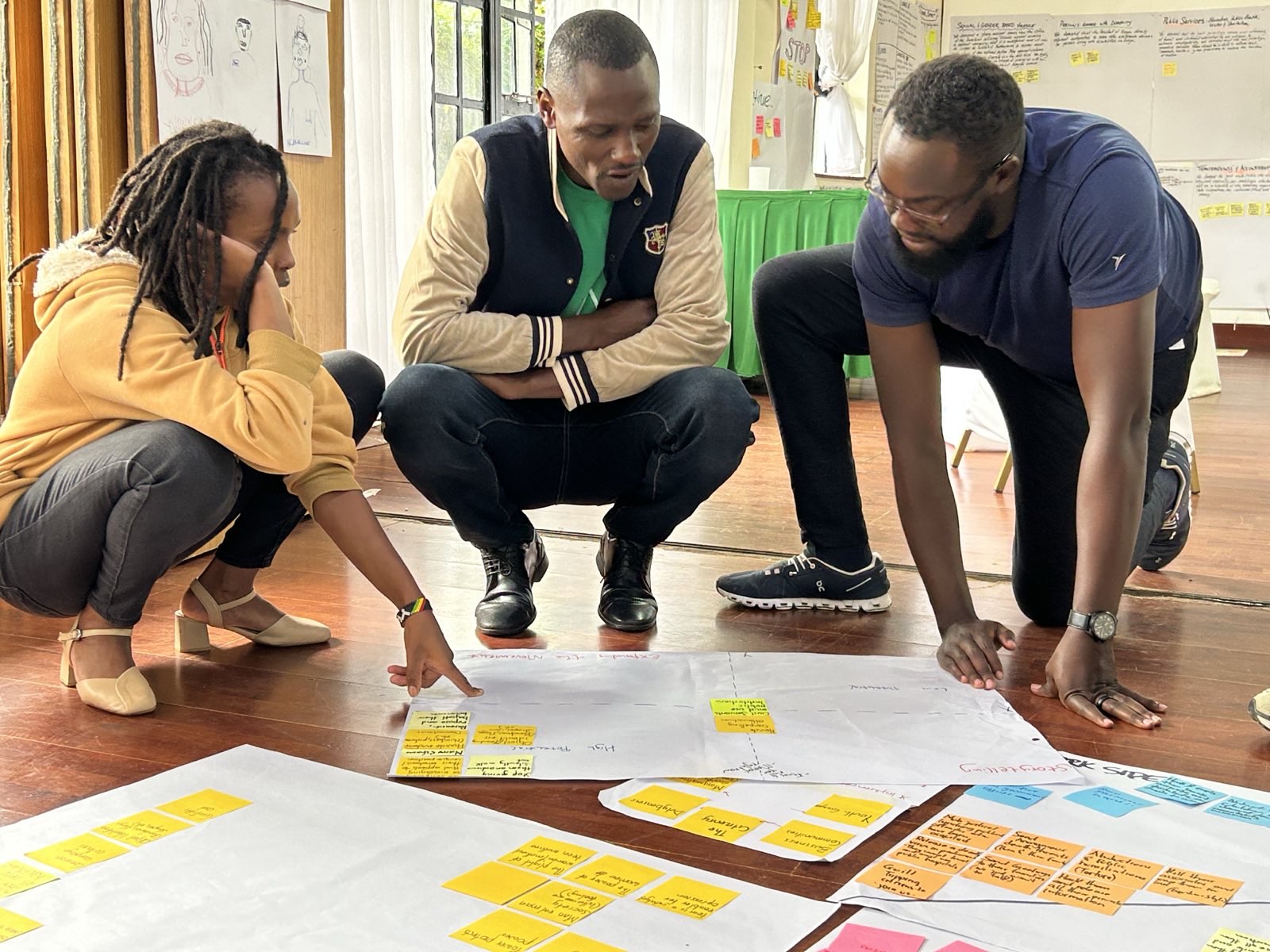 Grassroots groups working together to create a shared strategy in Nairobi.