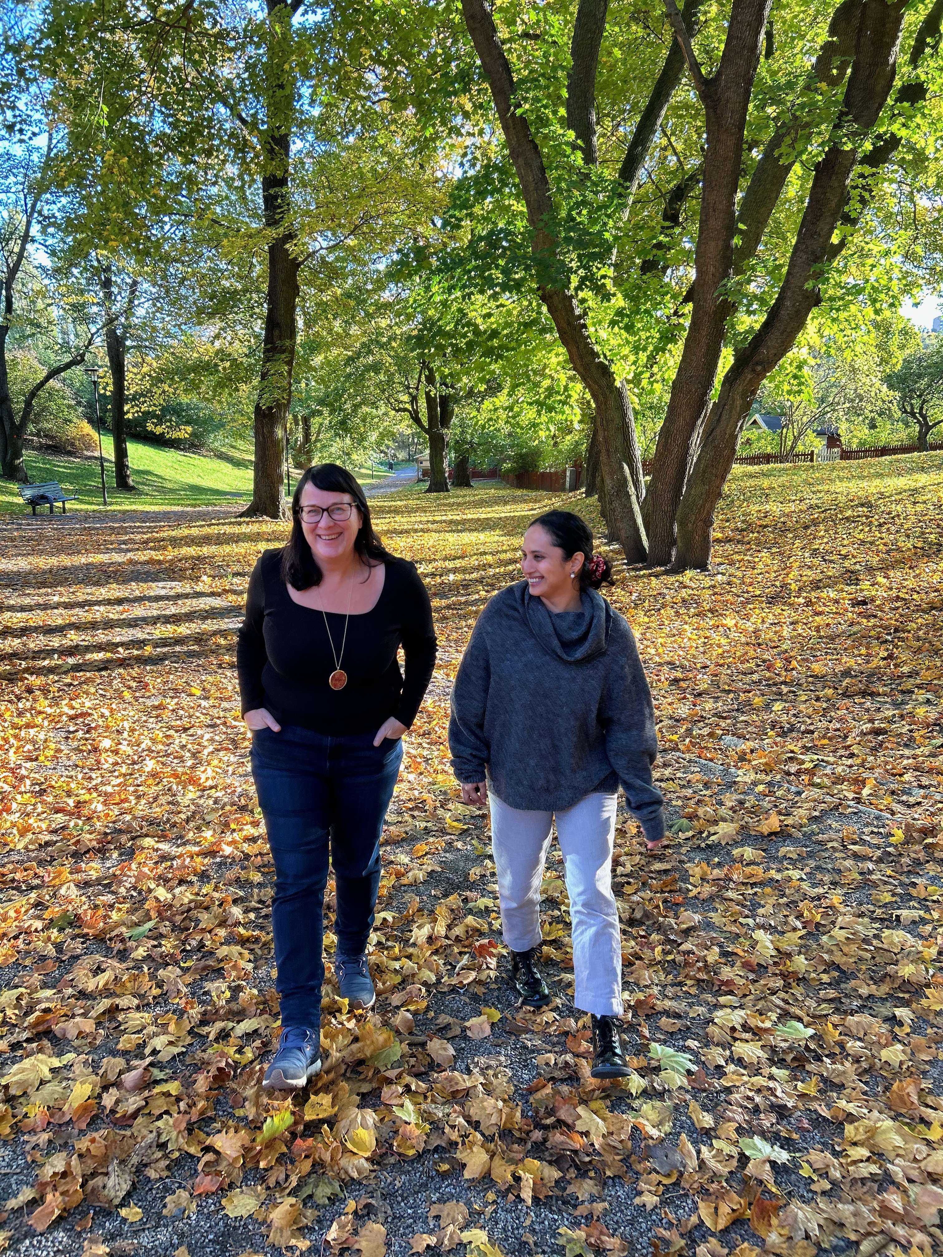Neha and Tracy in Stockholm